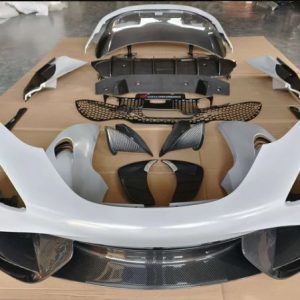 Carbon fiber conversion body kit for the McLaren 720S