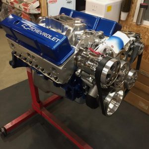 High-Performance 355ci Small Block Chevy Crate Engine | Polished Intake & Billet Drive